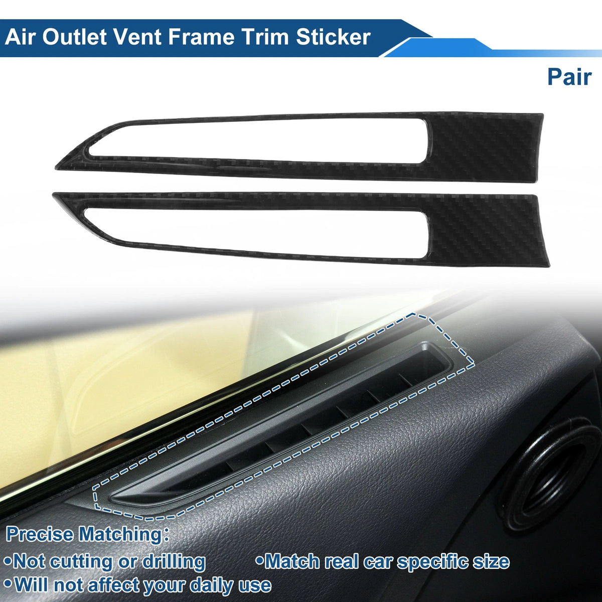 Air Condition Outlet Vent Trim Cover Frame for Lexus GS350 (2013–2019)