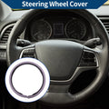 PU Artificial Leather Steering Wheel Cover for Universal Fit (14.96")