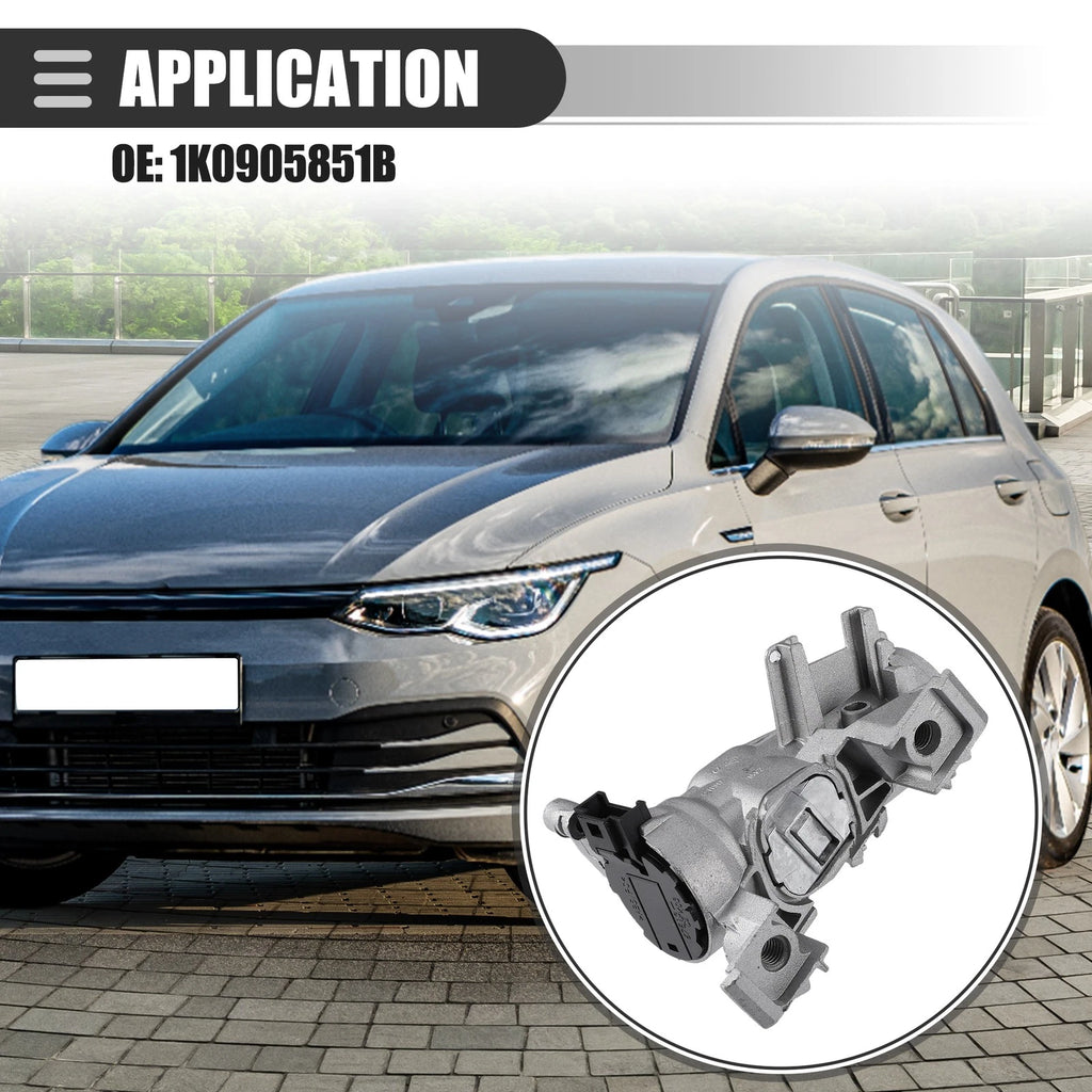 Ignition Starter Switch Steering Lock for VW Golf (2004–2013) 1K0905851B