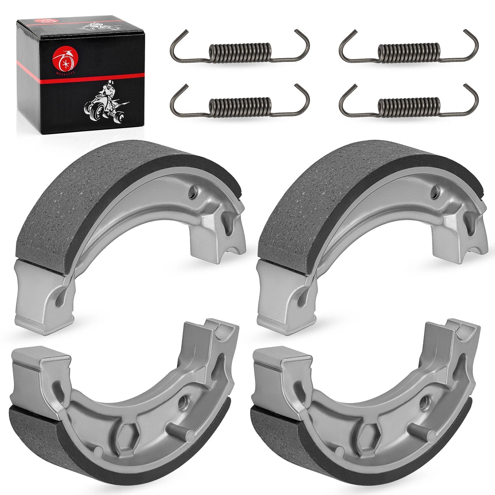 Brake Shoes for Yamaha JT1 JT2 RD60 RS100 LB50 LB80 DT80 DT100 BW200 (1968–1980)