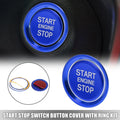 Car Start Stop Switch Button Cover with Ring Kit for Audi A4 A6 Q5 (2010–2023)