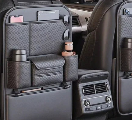 Car Seat Back Organizer for Cars, Trucks, SUVs, Vans (Universal Fit)