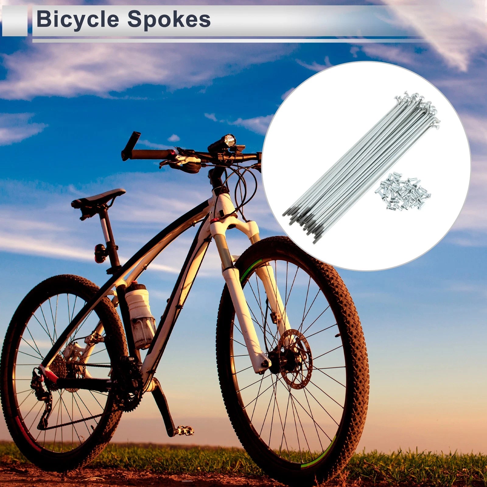 Bicycle Spokes Nipple Replacement Set 12G for Carbon Steel (2005–2015)