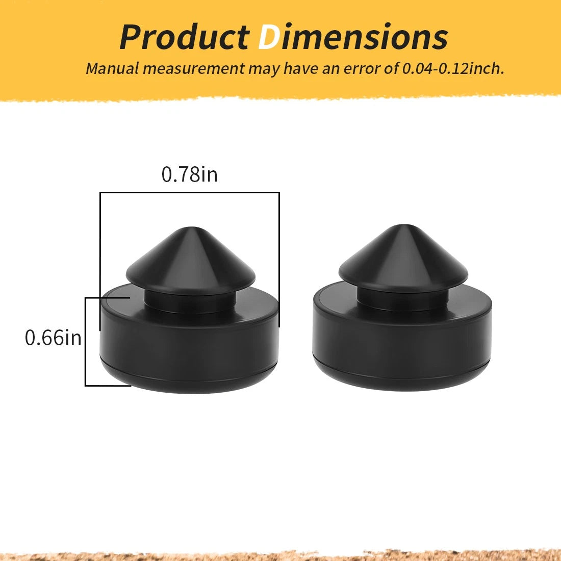 2 Seat Stopper Rubber Cushion for Honda ATV UTV Motorcycle (77215-GC2-000)