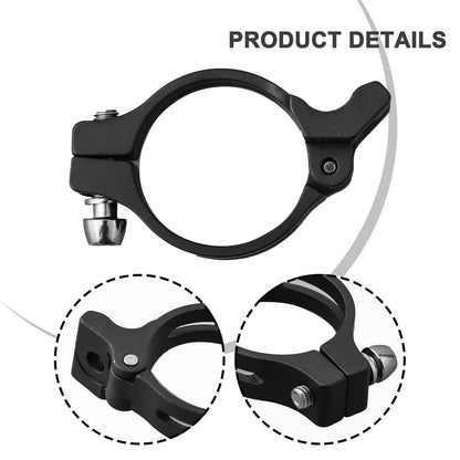 Bicycle Front Derailleur Braze-On Clamp Band Adapter 31.8/34.9mm