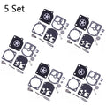 Set of 5 Carburetor Gasket Diaphragm Repair Kit for Stihl 010 011 011AV