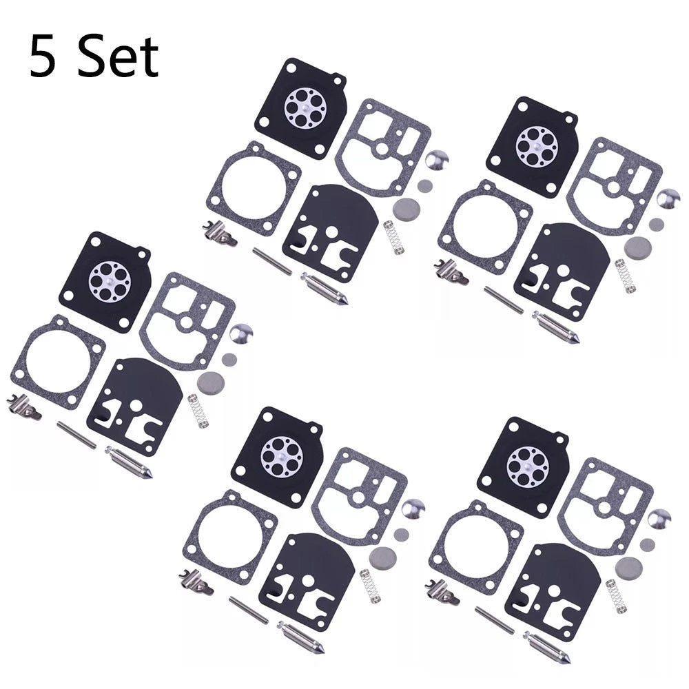 Set of 5 Carburetor Gasket Diaphragm Repair Kit for Stihl 010 011 011AV