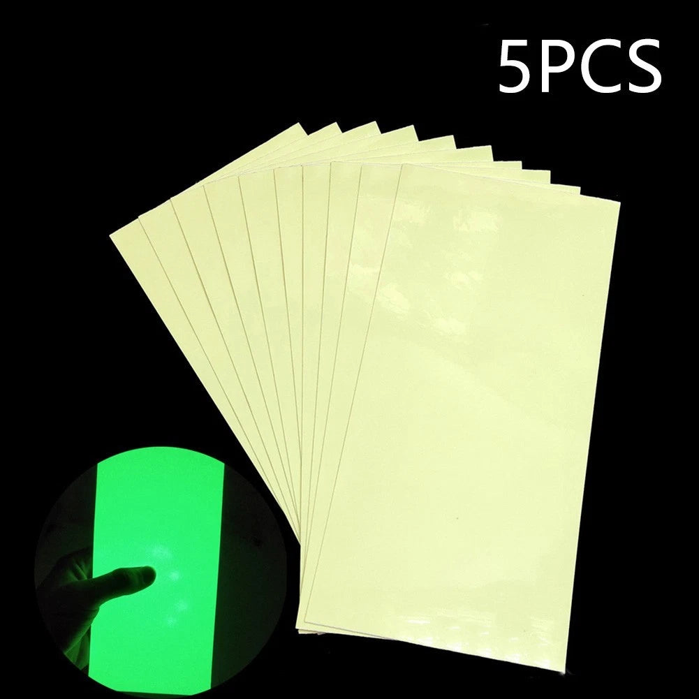 5pcs Luminous Sticker Tape for Fishing Lures 20x10cm