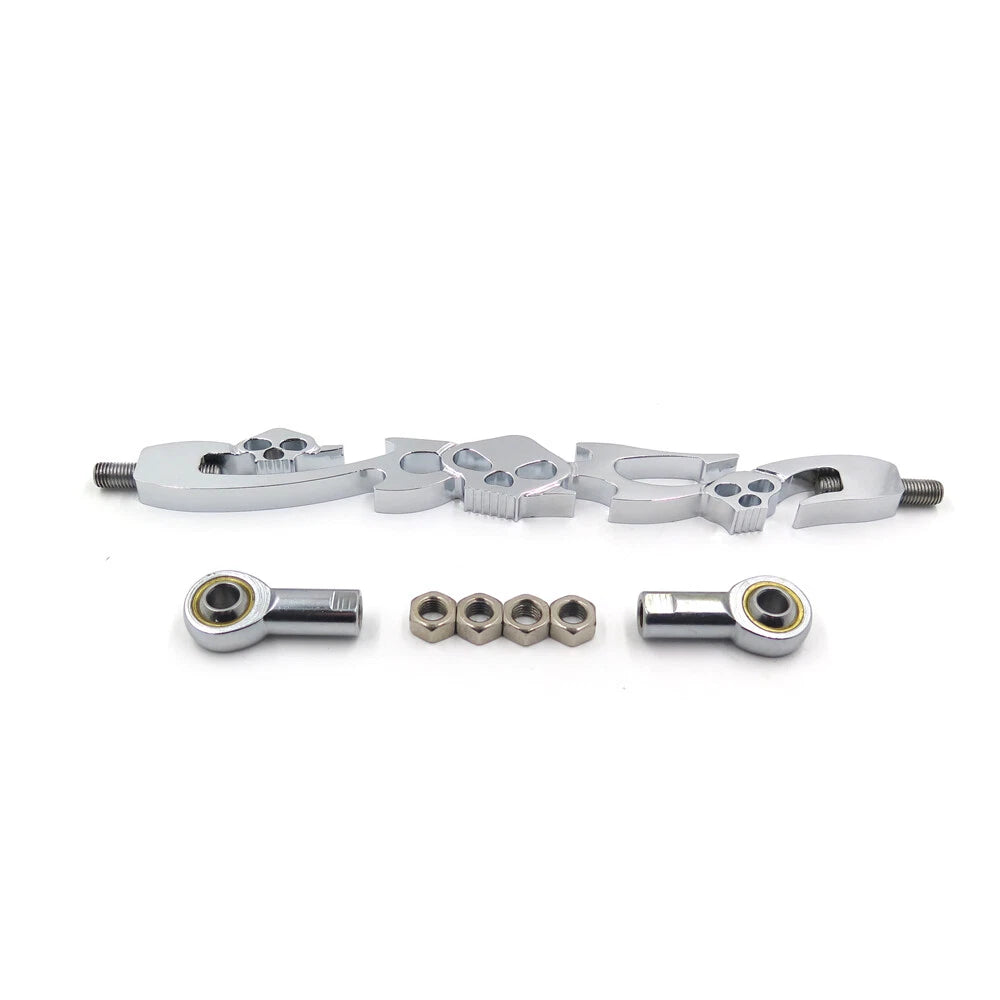 Chrome Skull Billet Shift Linkage for Harley Davidson Softail FXST (1999–2023)