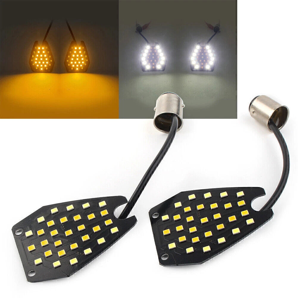 2X 30SMD 1157 LED Turn Signal Indicator Light for Honda CBR1000RR (2004–2007)