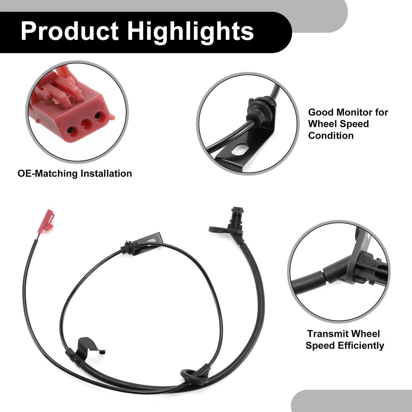 ABS Wheel Speed Sensor No. 7E5Z2C182A for Ford Fusion (2007–2012)