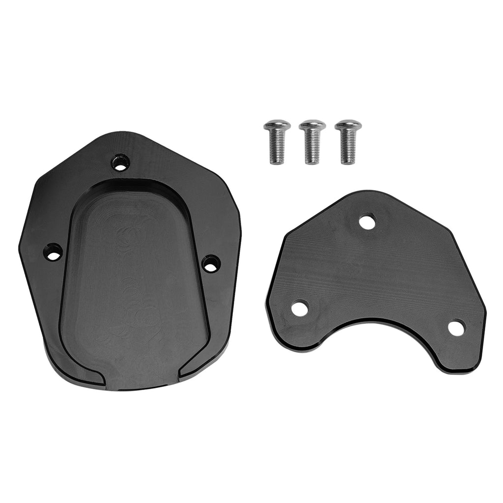 Kickstand Enlarged Plate Pad for Tiger Sport 660 (2022–2025) Black