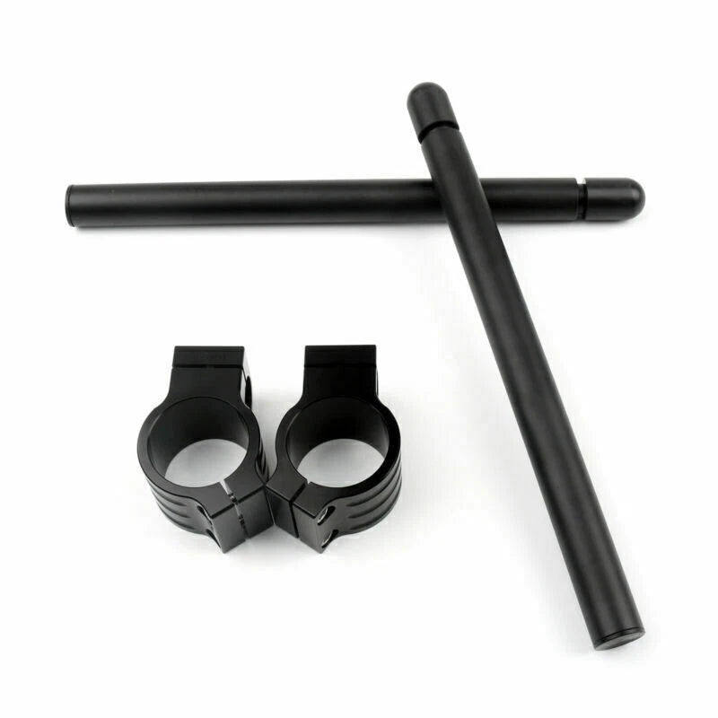 Clip-On Handlebars for Aprilia RSV4, Kawasaki ZX6R (Universal, 51mm T9)