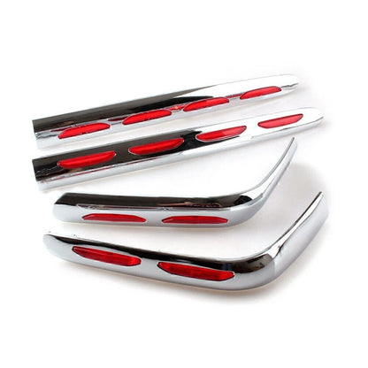 Chrome Lower Saddlebag Bars for Honda Goldwing GL1800 (2001–2011)