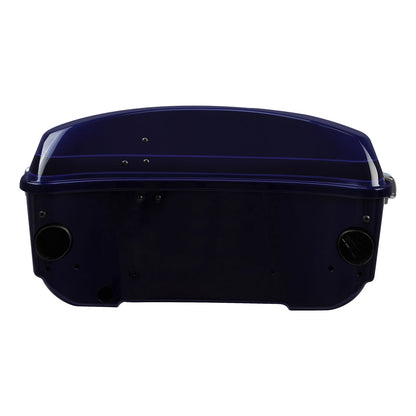 King Trunk for Harley Street Glide (2014–2024) Zephyr Blue/Black Sunglo