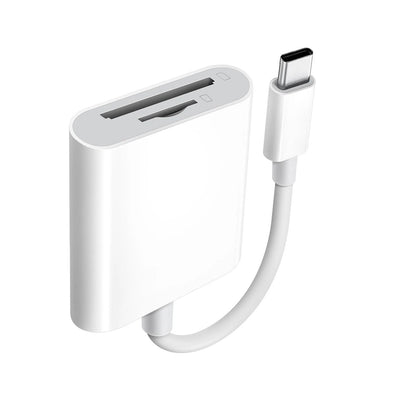 USB C SD MicroSD TF Reader Adapter for iPhone 15-17