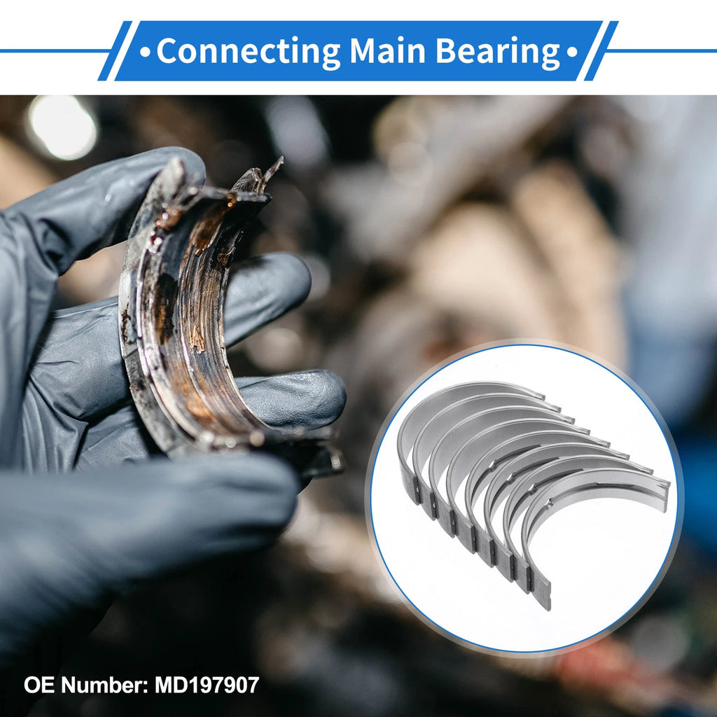 Main Bearing Set Replacement for Mitsubishi Pajero (2000–2012)