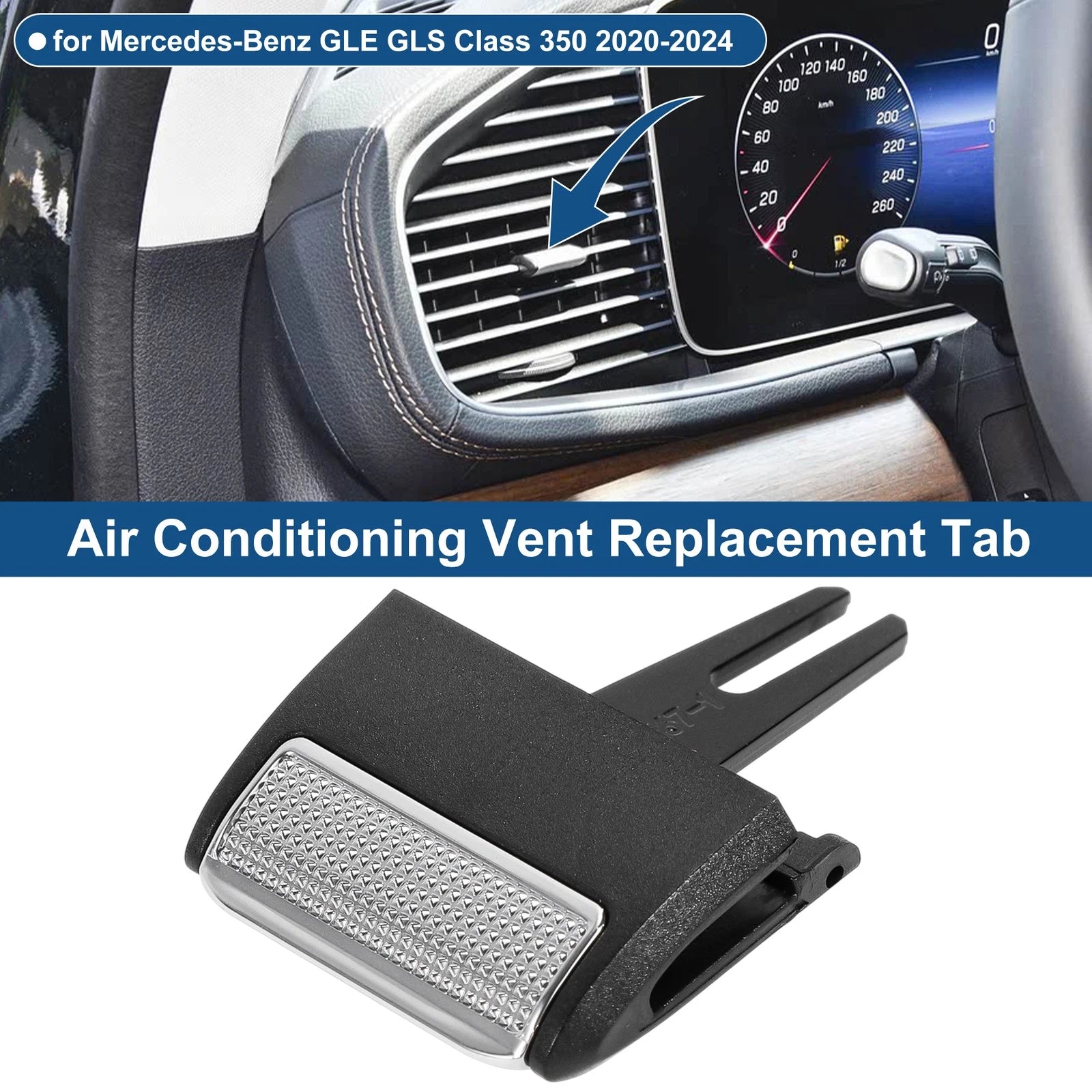 Vent Outlet Tab Clip Replacement for Mercedes-Benz GLE GLS Front Left (2016–2023)
