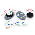 2X Adjustable Oval Wide Angle Frameless Blind Spot Mirror for Universal Fit