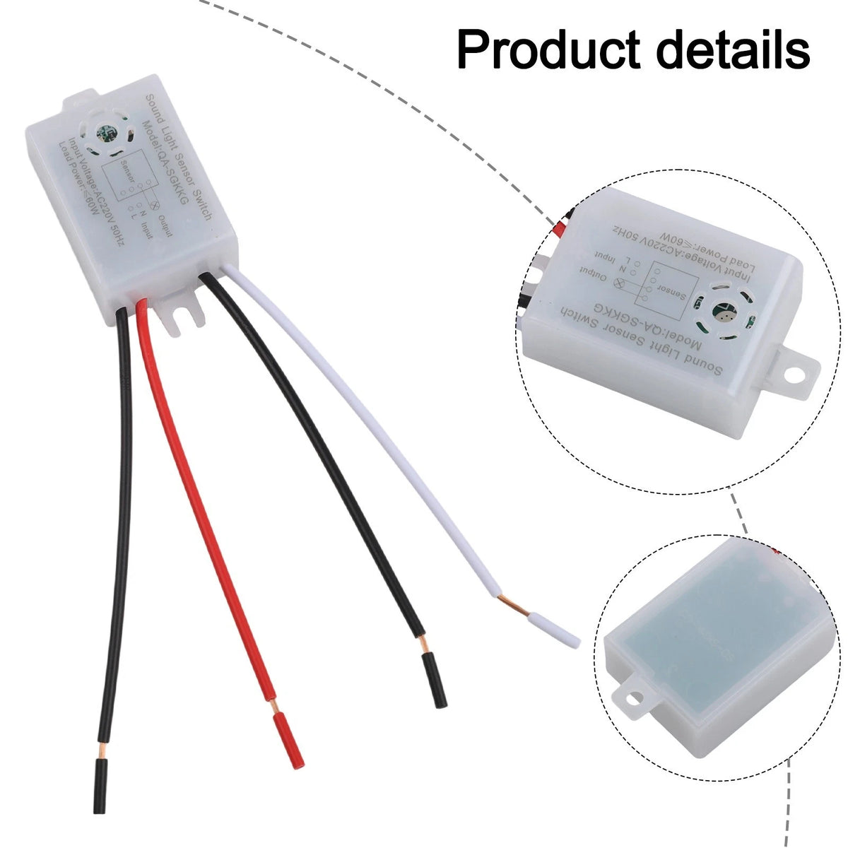 Voice Operated Automatic Light Control Switch for Integrated and LED Lights