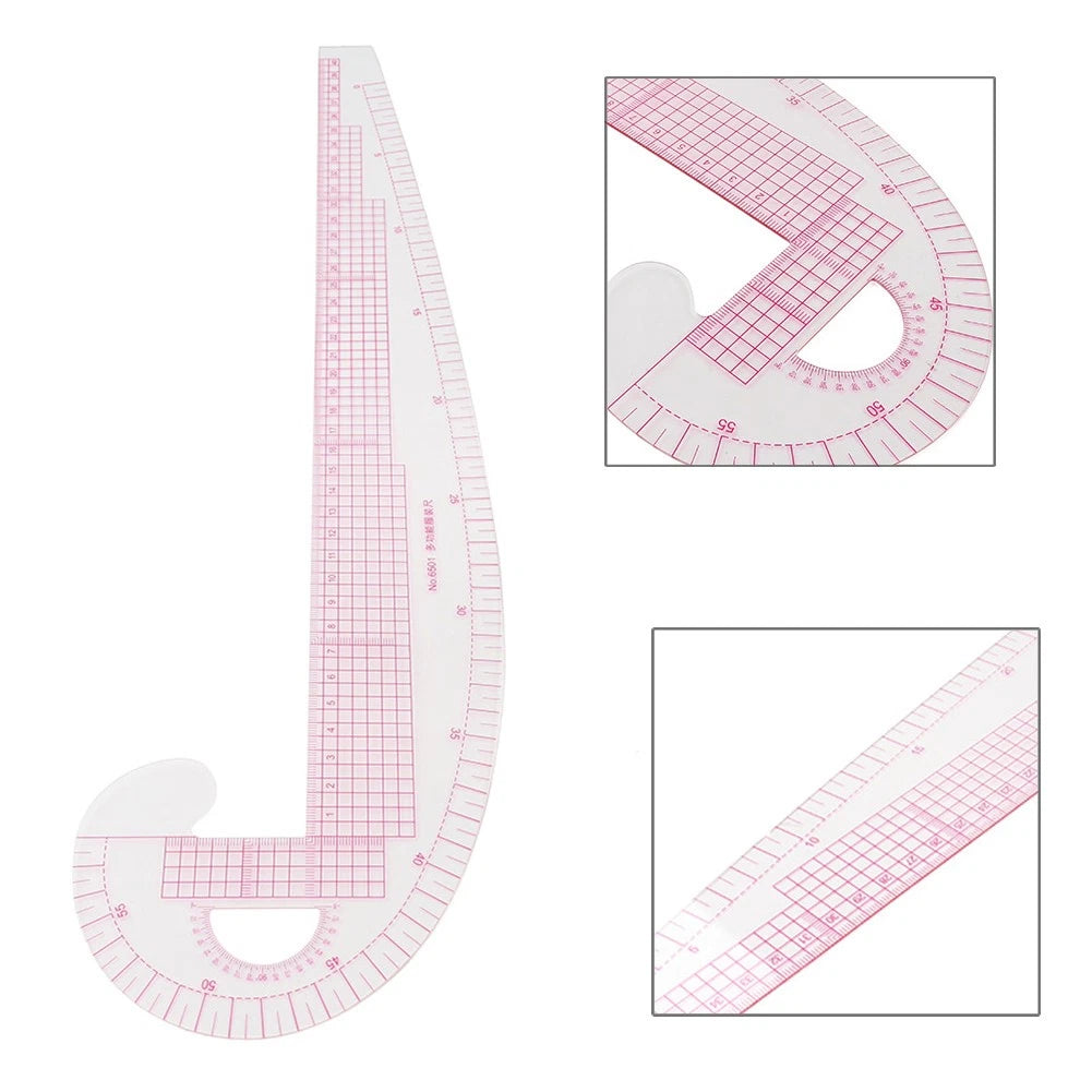French Curve Metric Ruler Sewing Ruler Tailor Set DIY Clothing Supplies #6501