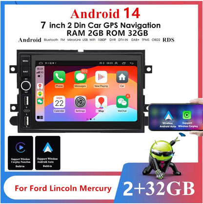 7'' Carplay GPS Navigation Stereo for Ford Mustang (2005–2009)