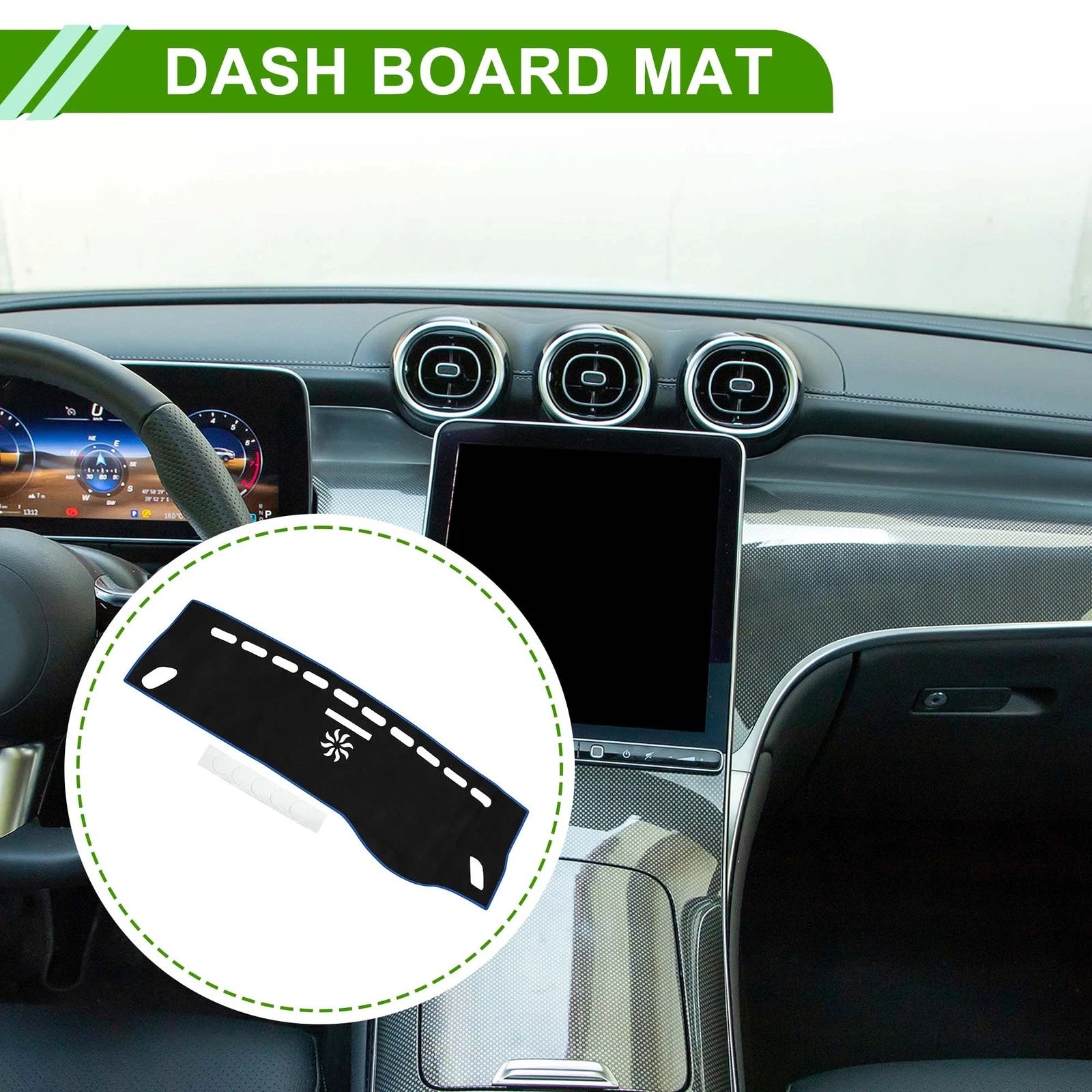 Dashboard Dash Cover Mat Replacement for Mercedes Benz GLA Class X156 (2014–2020)