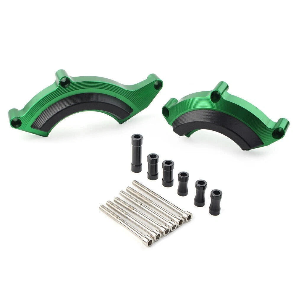 Engine Case Frame Slider Crash Protector for Kawasaki Z900 (2017–2020) Green