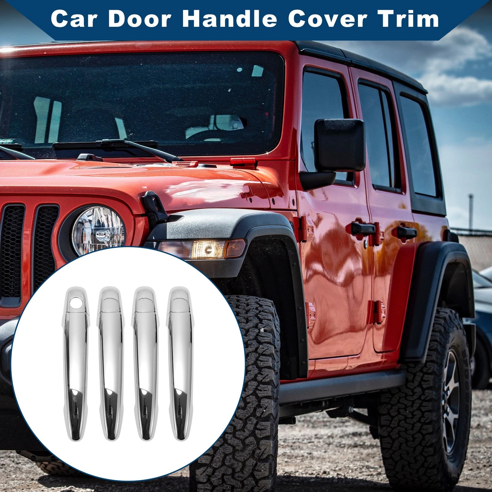 Car Door Handle Cover Trim Replacement for Toyota Camry (2007–2011)