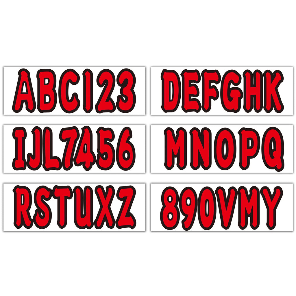 Sticker Kit for Boats & Personal Watercraft (4 Sets, 3")