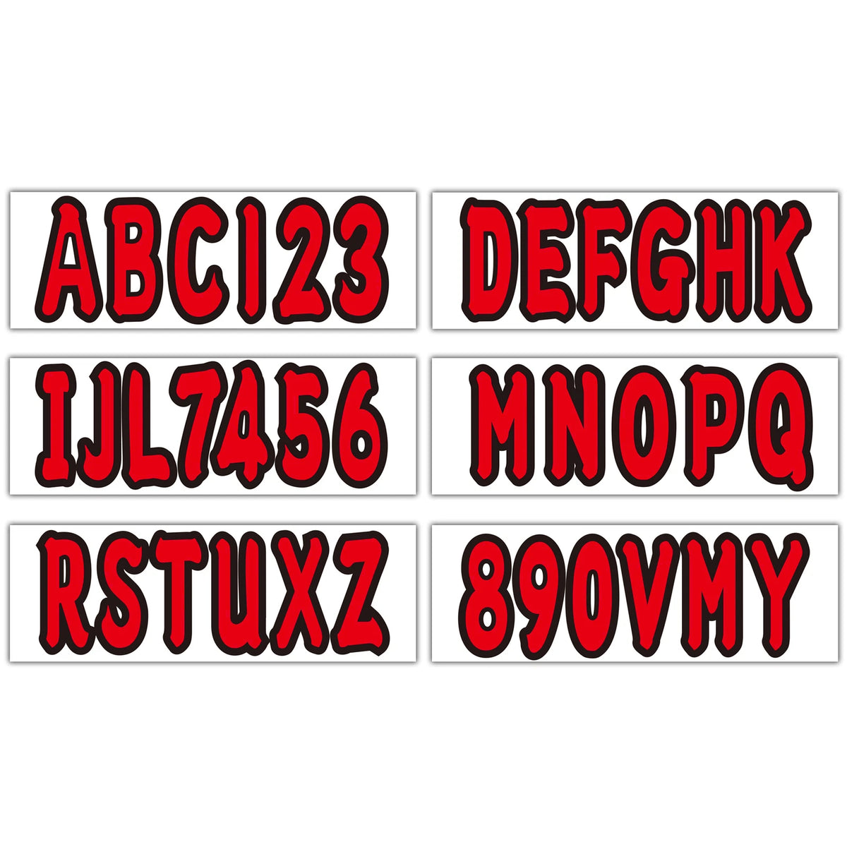 Sticker Kit for Boats & Personal Watercraft (4 Sets, 3")