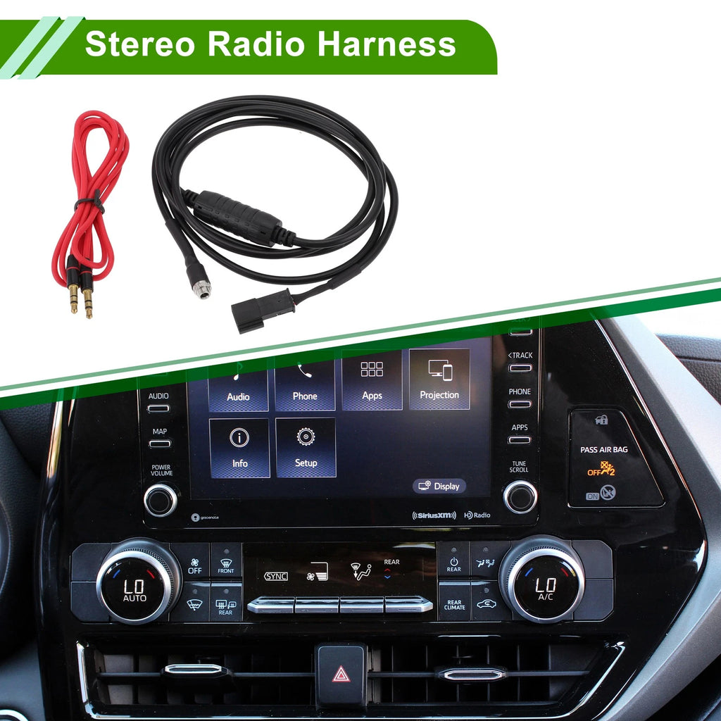Bluetooth AUX Radio Harness Adapter Cable for BMW Z4 E85 (2003–2008)
