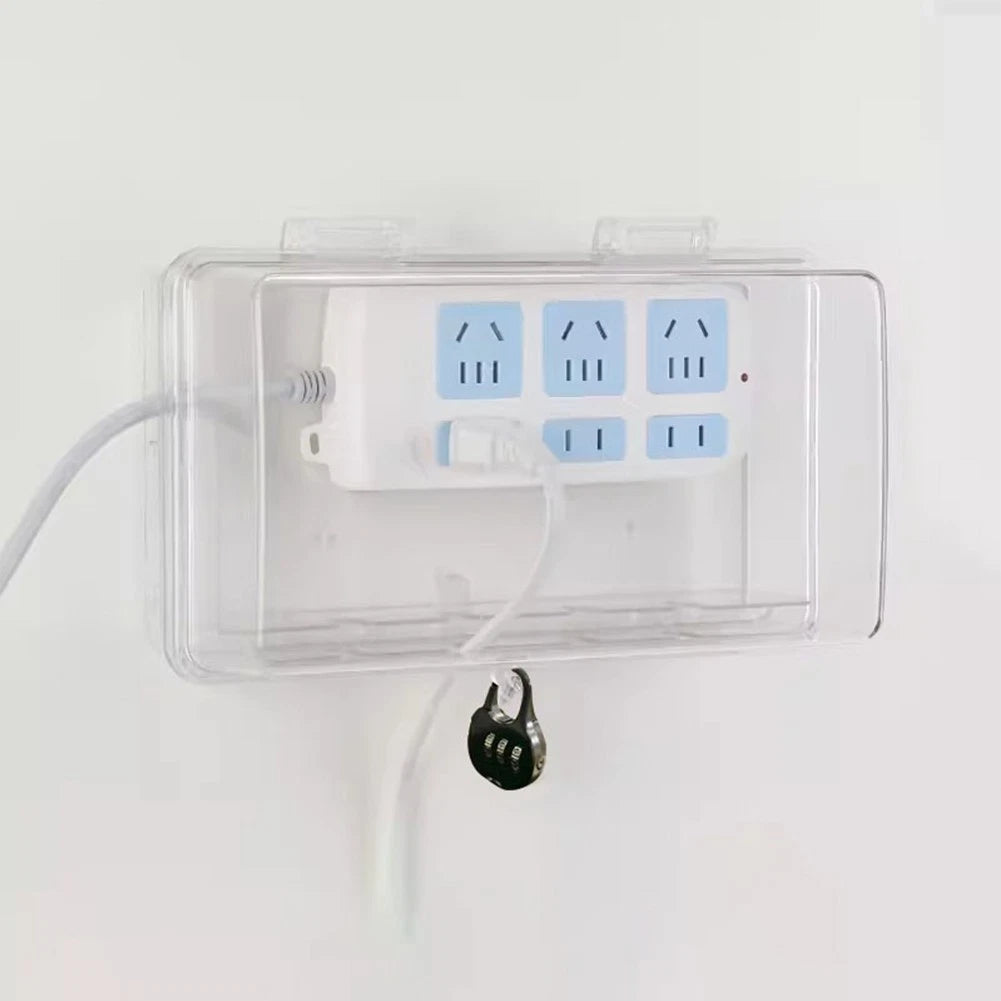 Waterproof Outdoor Outlet for Electrical Cord (Large Capacity, 6 Outputs)