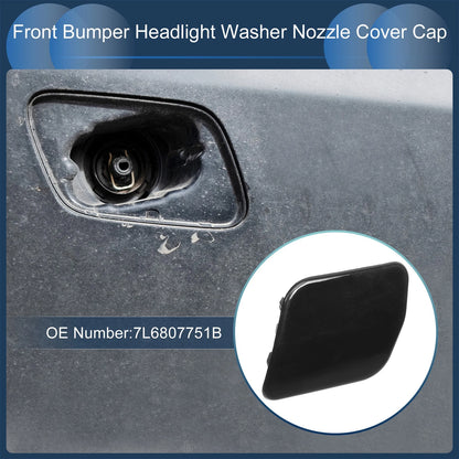 Front Left Washer Nozzle Cover Cap Replacement for Volkswagen Touareg (2007–2010)