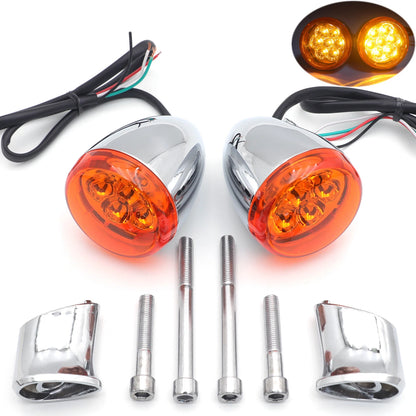 Amber Running Brake Turn Indicator Narrow Bracket for Harley Softail (2018–2023)