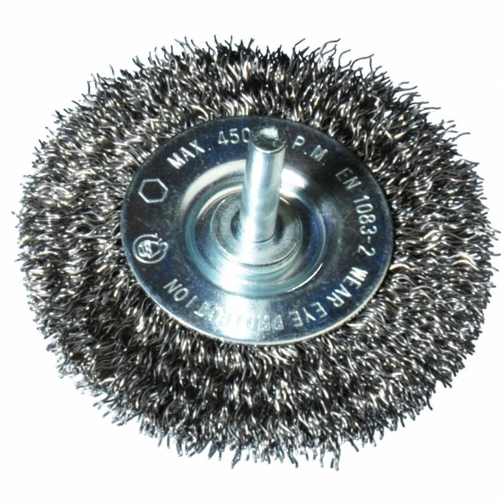 Set of 4 Stainless Steel Wire Brushes for Drilling Machines