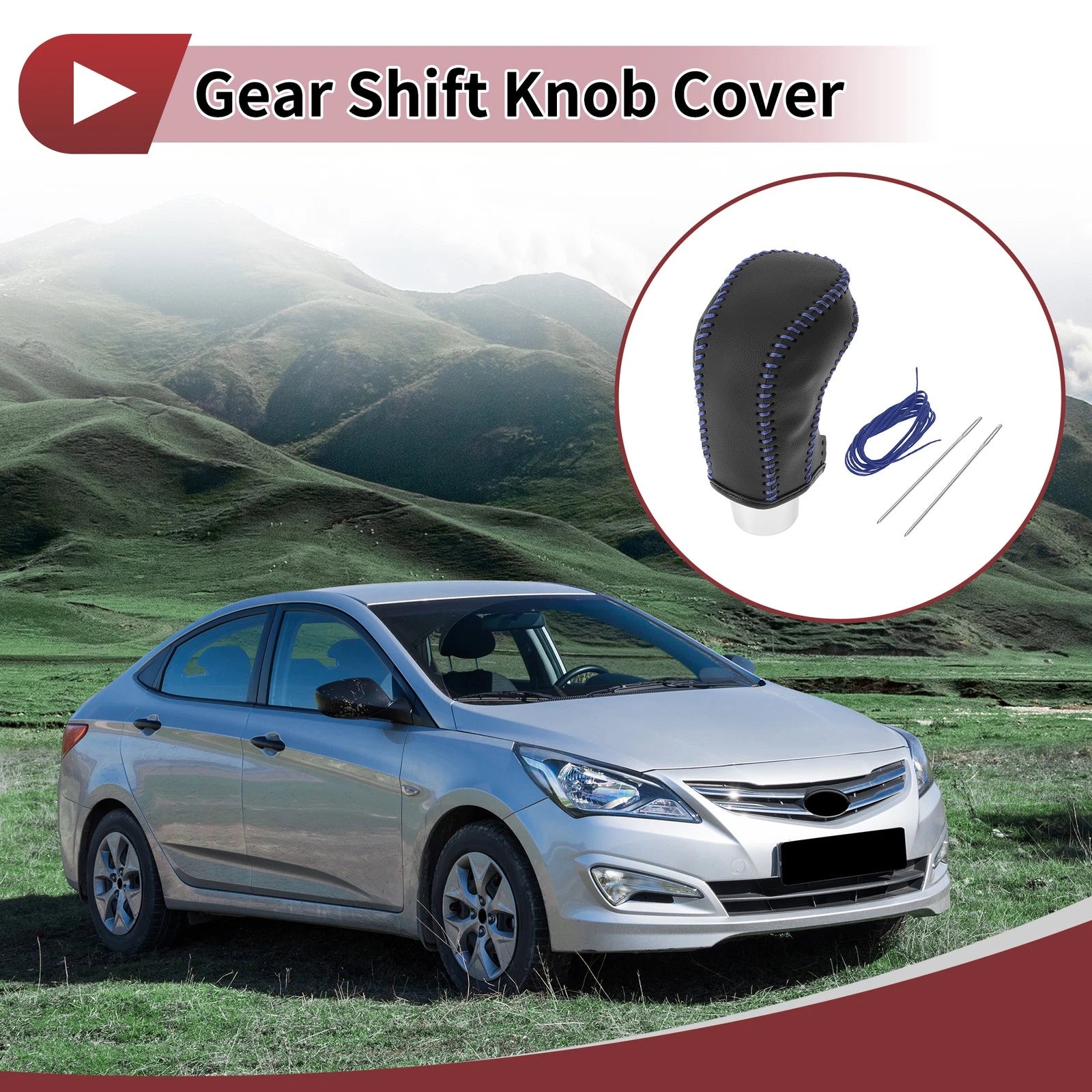 Gear Shift Knob Cover Replacement for Hyundai Accent (2018–2022)