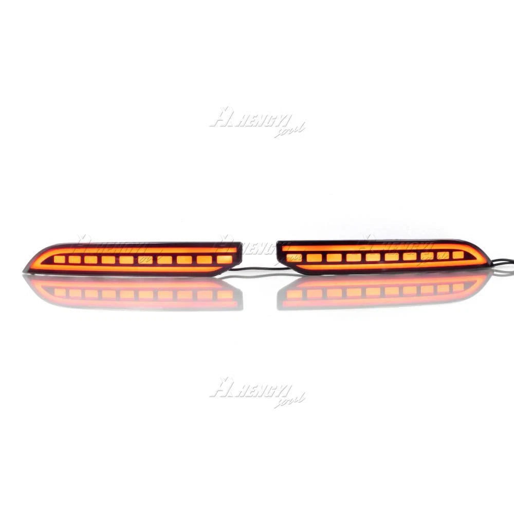 Smoked LED Rear Reflector Light Turn Signal Lamp for Jeep Grand Cherokee (2022–2024)