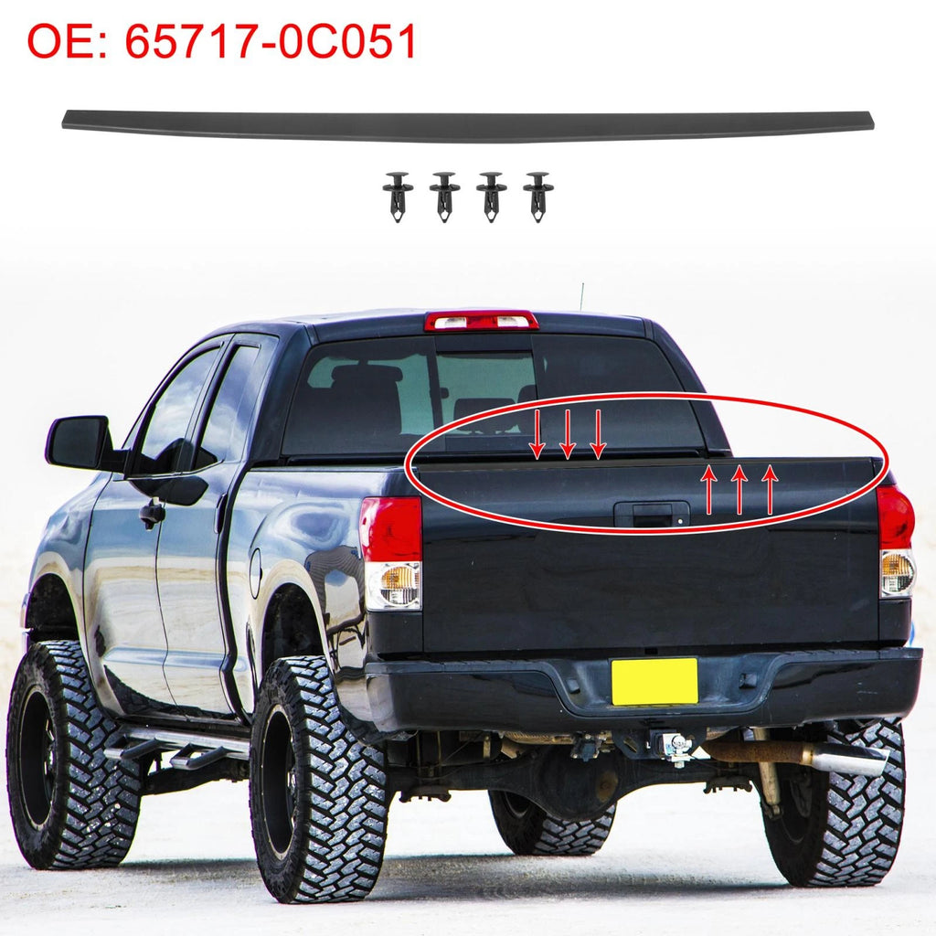 Tailgate Cap Protector Lip Spoiler Cover for Toyota Tundra (2007–2013)