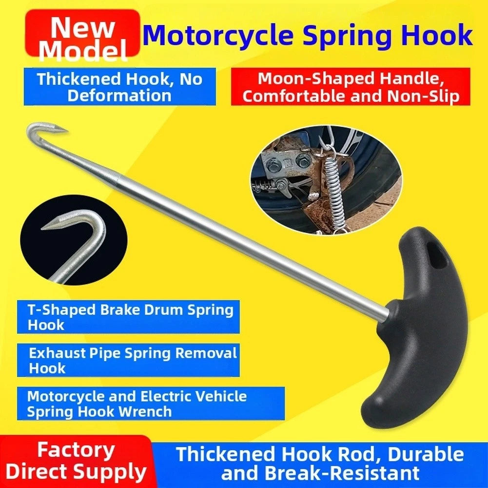 Carbon Steel Motorcycle Spring Hook Tool for Exhaust Clutch (2010–2023)