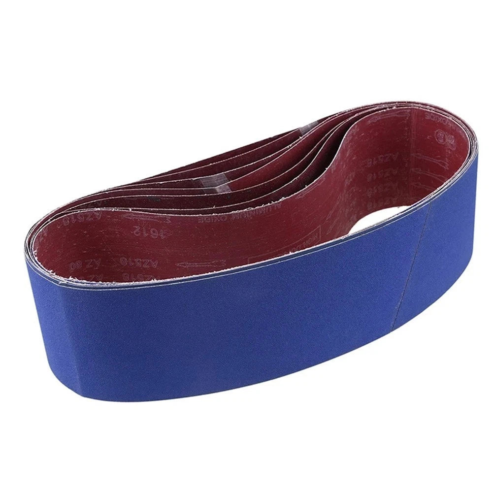 Set of 4 Wet/Dry Sanding Belts for Coarse Grinding (40/60/80/120 Grit)