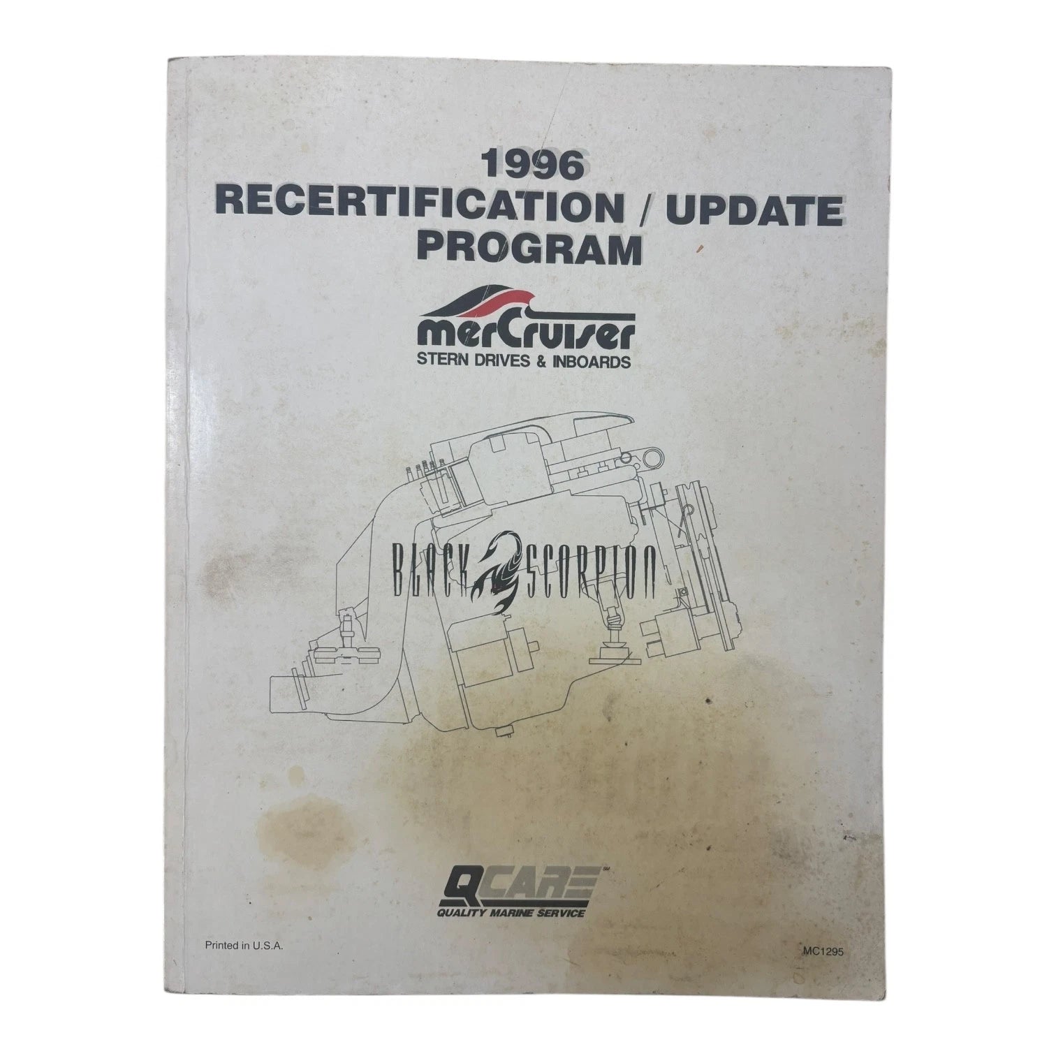 MerCruiser MC1295 Recertification Program for MerCruiser Engines (1996)