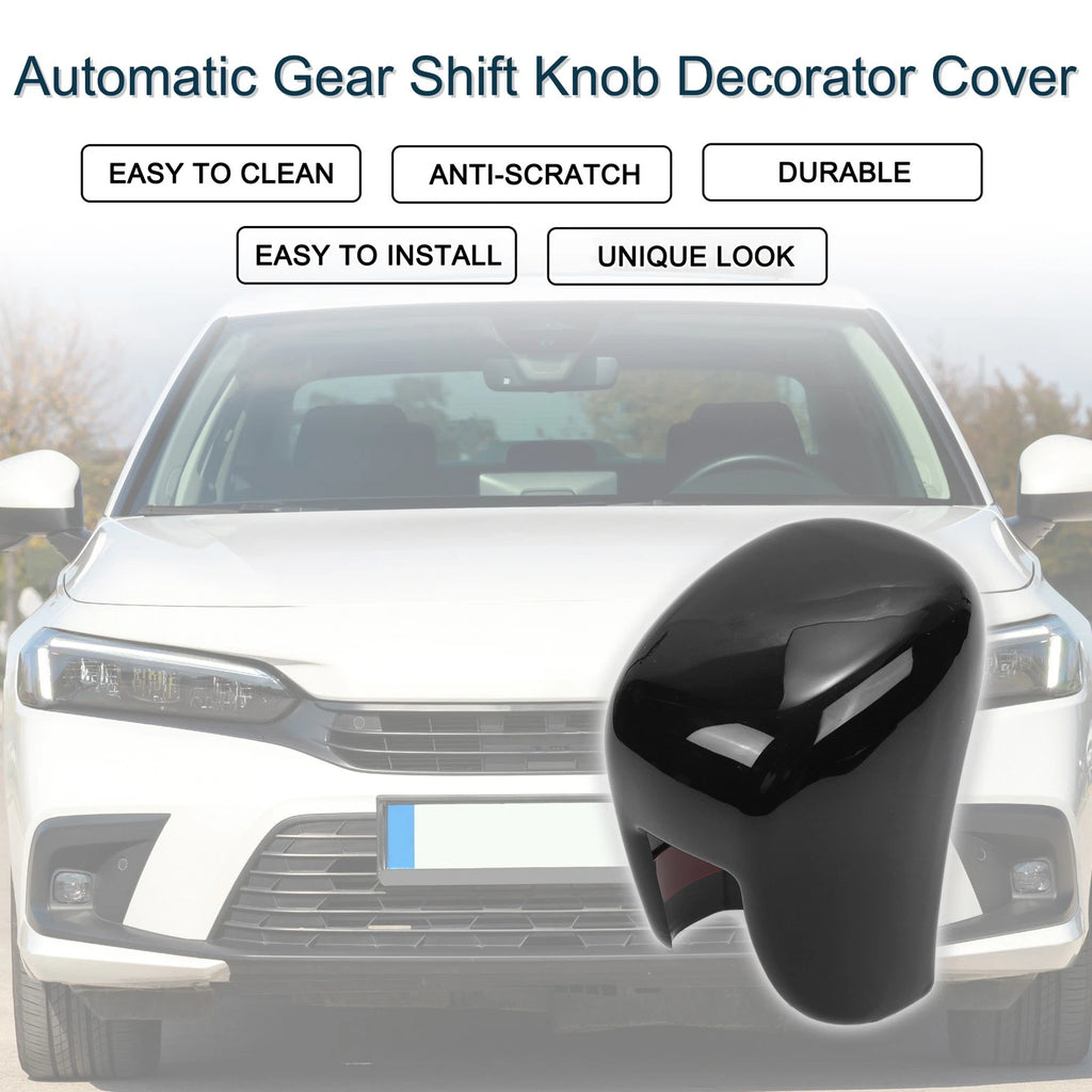 Automatic Gear Shift Knob Cover for Honda Civic (2022–2025) Black