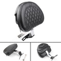 Driver Backrest Pad for Harley Fatboy FLSTF Heritage Softail (2007–2017) Chrome
