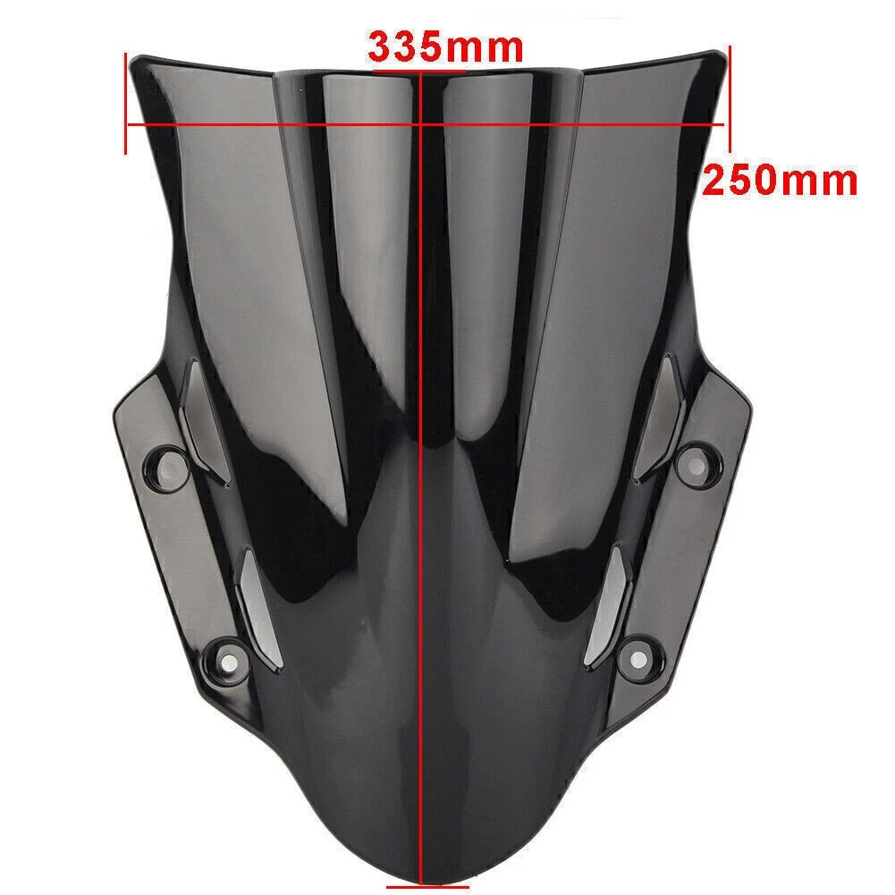 Windscreen Windshield for Suzuki GSX250R (2017–2020) Black Plastic