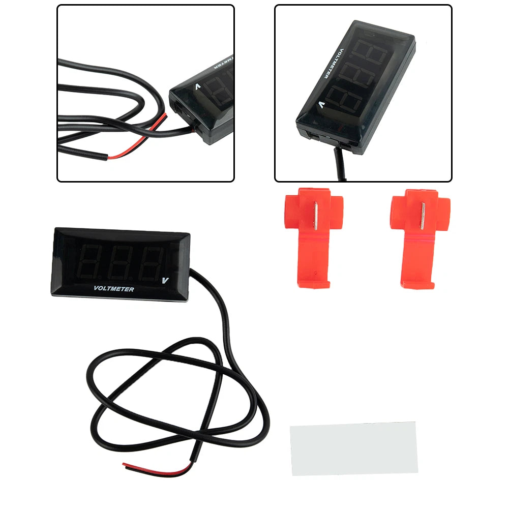 LED Digital Volt Meter Display for Caravan/Car (DC 12V)