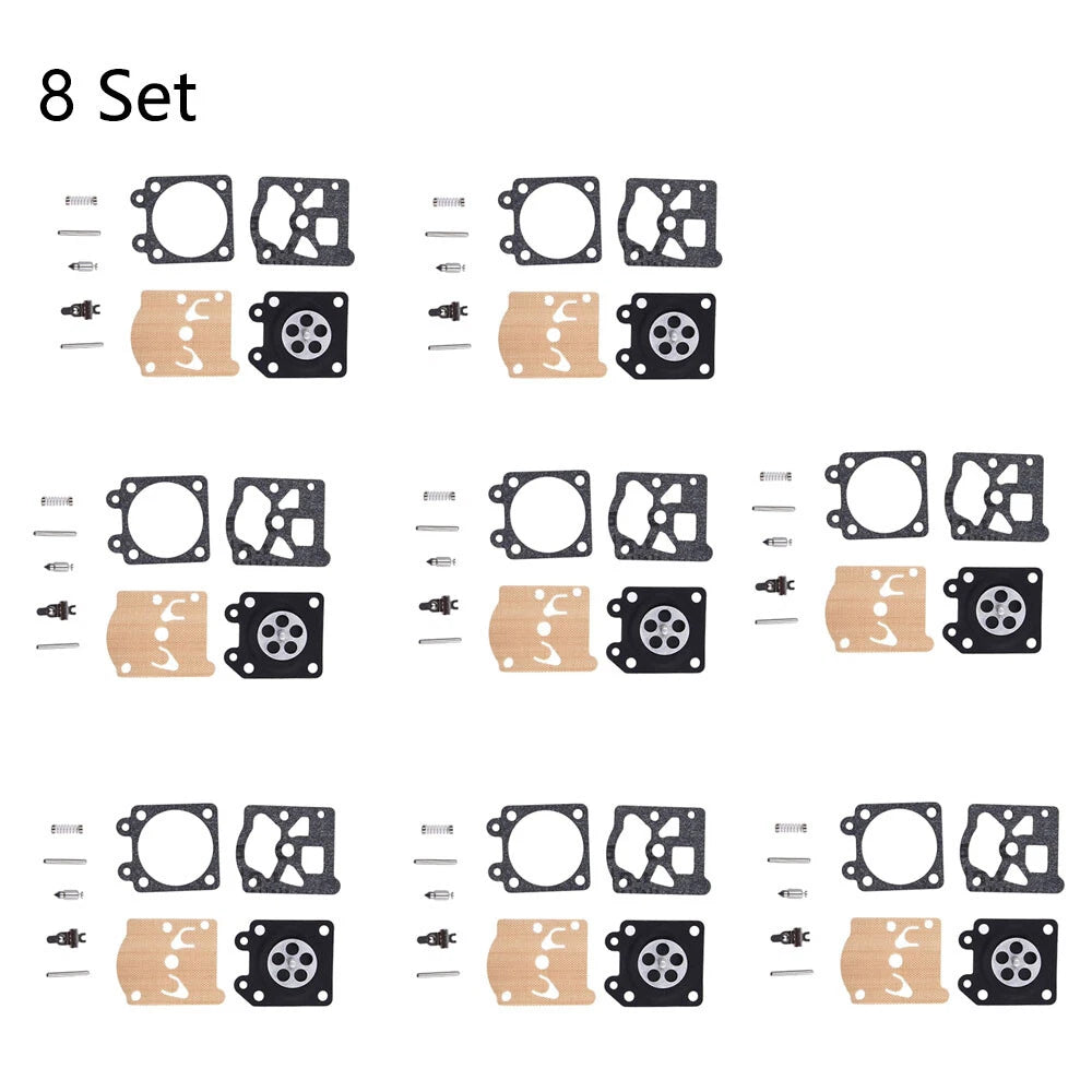 Set of 8 Carburetor Gasket Kits for Stihl 021 023 025 MS210 MS230 Walbro K11-WAT