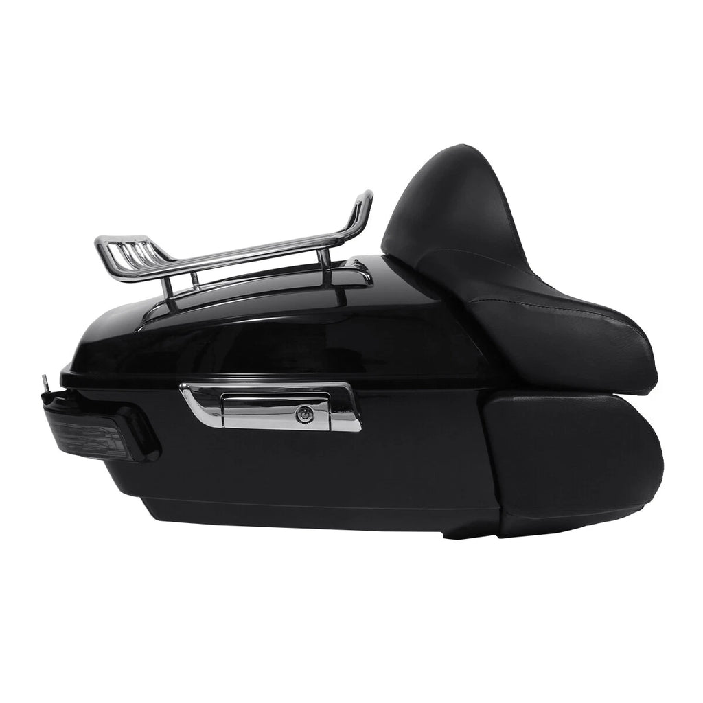 Trunk Backrest Pad Rack Tail Light Speakers for Harley Touring (2014–2026)