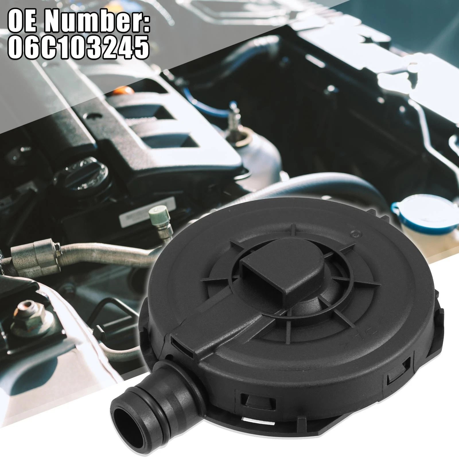 PVC Engine Crankcase Vent Valve Replacement for Audi A4 A6 A8 Quattro (2002–2008)