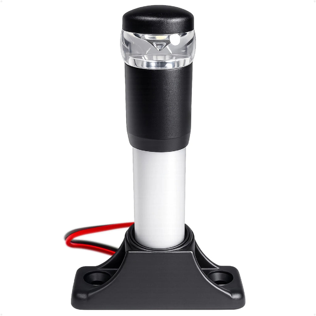 LED Boat Anchor Light for Marine Use (2NM, Fixed Base, Polycarbonate Lens)